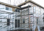 Rénovation dans le Vieux-Sherbrooke: pendant les travaux
